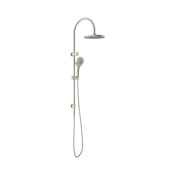 Nero Opal Twin Shower - Brushed Nickel