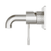 Nero NR251907a120BN Opal Wall Basin Bath Mixer 120mm Brushed Nickel image 2 | SKU: NR251907A120BN