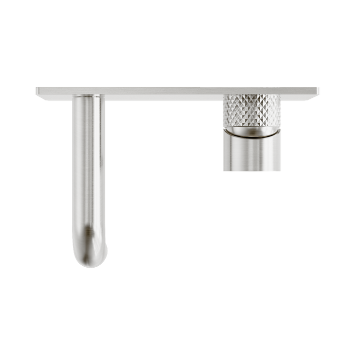 Nero NR251907a120BN Opal Wall Basin Bath Mixer 120mm Brushed Nickel image 3 | SKU: NR251907A120BN