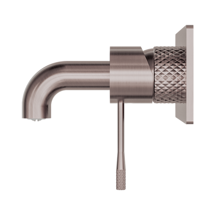 Nero NR251907a120BZ Opal Wall Basin Bath Mixer 120mm Brushed Bronze image 2 | SKU: NR251907A120BZ