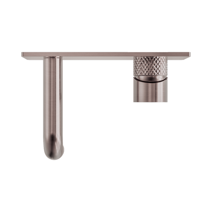 Nero NR251907a120BZ Opal Wall Basin Bath Mixer 120mm Brushed Bronze image 3 | SKU: NR251907A120BZ