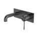 Nero Opal Wall Basin/Bath Mixer 120mm - Graphite