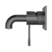 Nero NR251907a120GR Opal Wall Basin Bath Mixer 120mm Graphite image 2 | SKU: NR251907A120GR