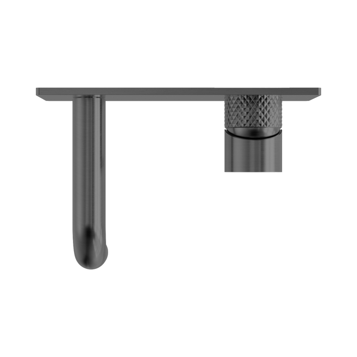 Nero NR251907a120GR Opal Wall Basin Bath Mixer 120mm Graphite image 3 | SKU: NR251907A120GR