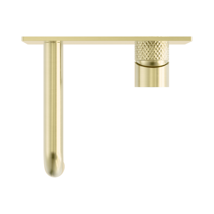 Nero NR251907a160BG Opal Wall Basin Bath Mixer 160mm Brushed Gold image 3 | SKU: NR251907A160BG