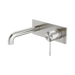 Nero Opal Wall Basin/Bath Mixer 160mm - Brushed Nickel