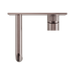 Nero NR251907a160BZ Opal Wall Basin Bath Mixer 160mm Brushed Bronze image 3 | SKU: NR251907A160BZ