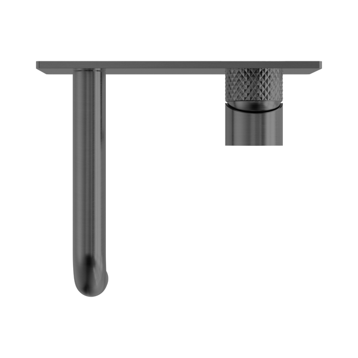 Nero NR251907a160GR Opal Wall Basin Bath Mixer 160mm Graphite image 3 | SKU: NR251907A160GR