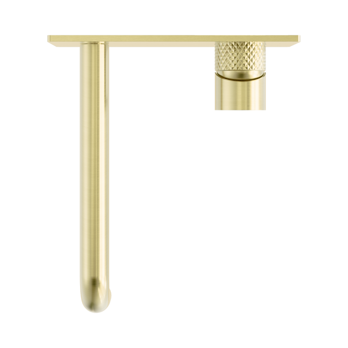 Nero NR251907a230BG Opal Wall Basin Bath Mixer 230mm Brushed Gold image 3 | SKU: NR251907A230BG