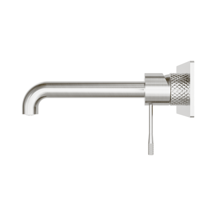 Nero NR251907a230BN Opal Wall Basin Bath Mixer 230mm Brushed Nickel image 2 | SKU: NR251907A230BN