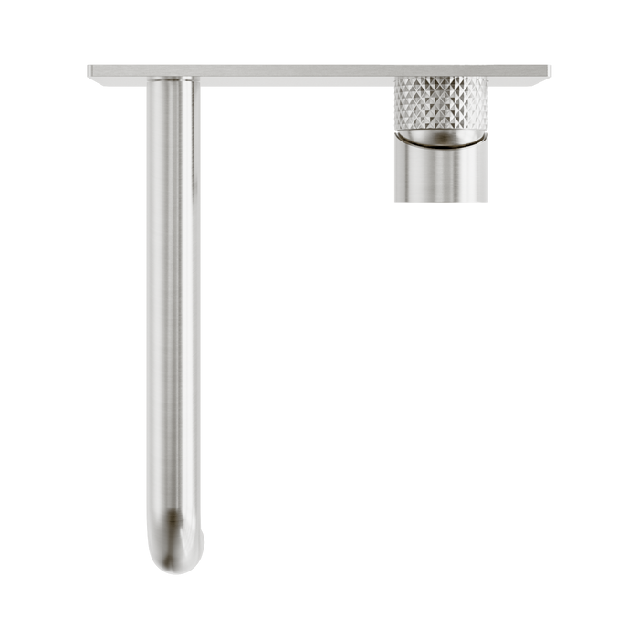 Nero NR251907a230BN Opal Wall Basin Bath Mixer 230mm Brushed Nickel image 3 | SKU: NR251907A230BN