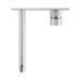 Nero NR251907a230BN Opal Wall Basin Bath Mixer 230mm Brushed Nickel image 3 | SKU: NR251907A230BN