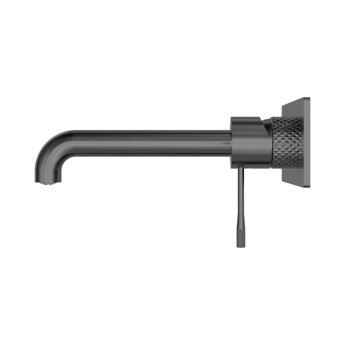Nero NR251907a230GR Opal Wall Basin Bath Mixer 230mm Graphite image 2 | SKU: NR251907A230GR