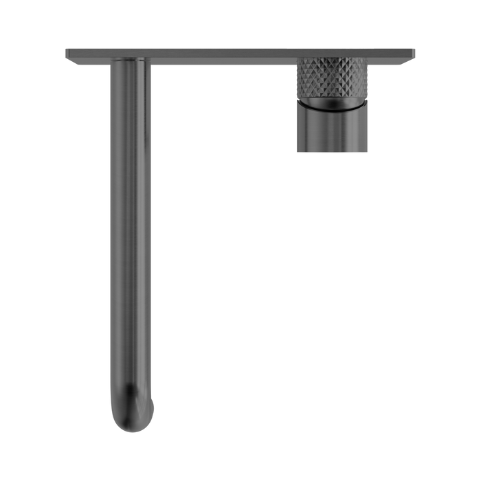 Nero NR251907a230GR Opal Wall Basin Bath Mixer 230mm Graphite image 3 | SKU: NR251907A230GR