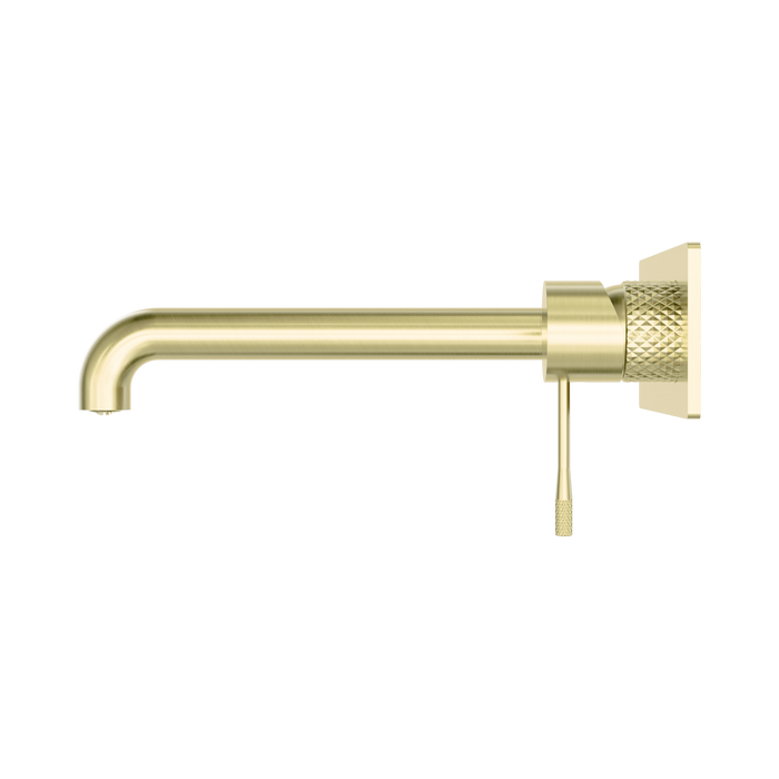 Nero NR251907a260BG Opal Wall Basin Bath Mixer 260mm Brushed Gold image 2 | SKU: NR251907A260BG