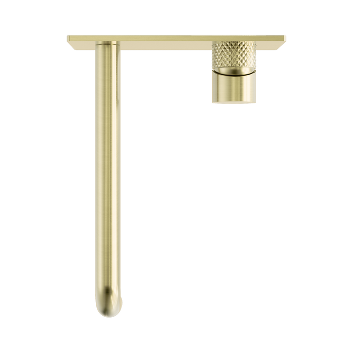 Nero NR251907a260BG Opal Wall Basin Bath Mixer 260mm Brushed Gold image 3 | SKU: NR251907A260BG