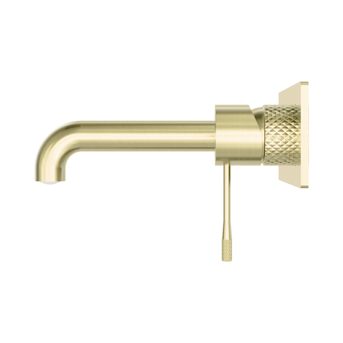 Nero NR251907aBG Opal Wall Basin Bath Mixer 185mm Brushed Gold image 2 | SKU: NR251907ABG