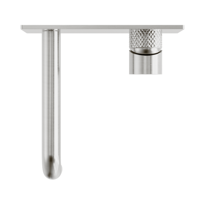 Nero NR251907aBN Opal Wall Basin Bath Mixer 185mm Brushed Nickel image 3 | SKU: NR251907ABN