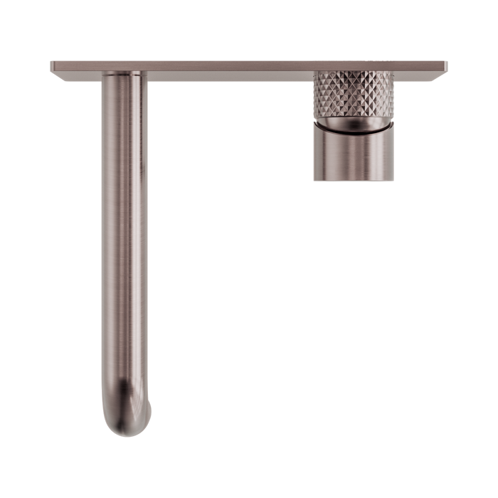 Nero NR251907aBZ Opal Wall Basin Bath Mixer 185mm Brushed Bronze image 3 | SKU: NR251907ABZ