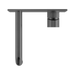 Nero NR251907aGR Opal Wall Basin Bath Mixer 185mm Graphite image 3 | SKU: NR251907AGR