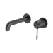 Nero Opal Wall Basin/Bath Mixer Separate Back Plate 160mm - Graphite