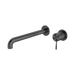 Nero Opal Wall Basin/Bath Mixer Separate Back Plate 260mm - Graphite