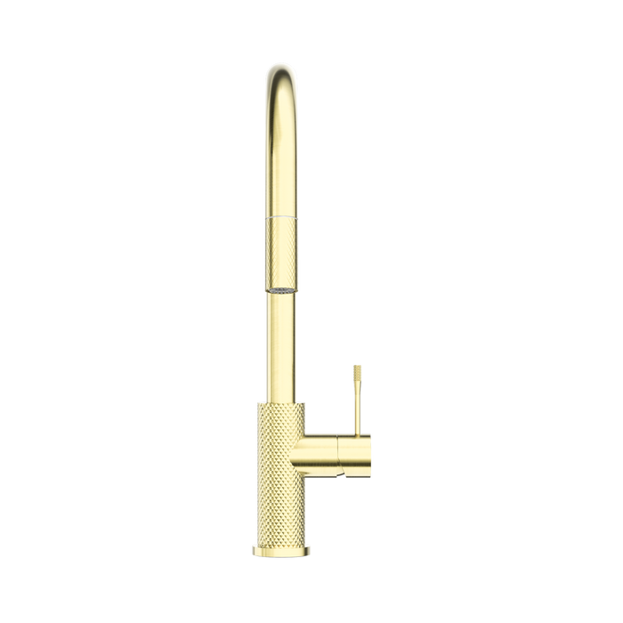 Nero NR251908BG Opal Pull Out Sink Mixer With Vegie Spray Function Brushed Gold image 2 | SKU: NR251908BG