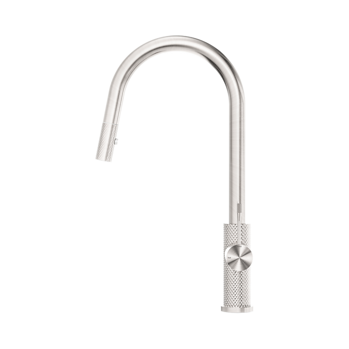 Nero NR251908BN Opal Pull Out Sink Mixer With Vegie Spray Function Brushed Nickel image 3 | SKU: NR251908BN