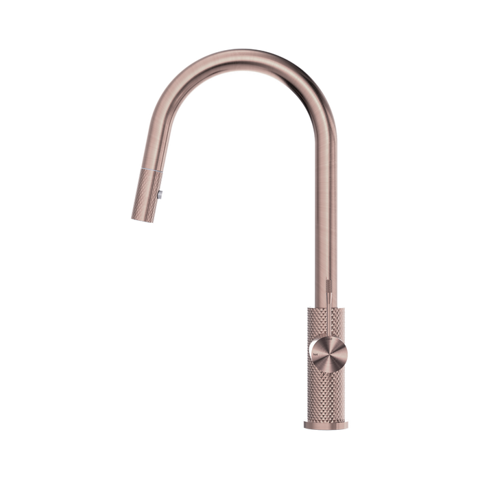 Nero NR251908BZ Opal Pull Out Sink Mixer With Vegie Spray Function Brushed Bronze image 3 | SKU: NR251908BZ