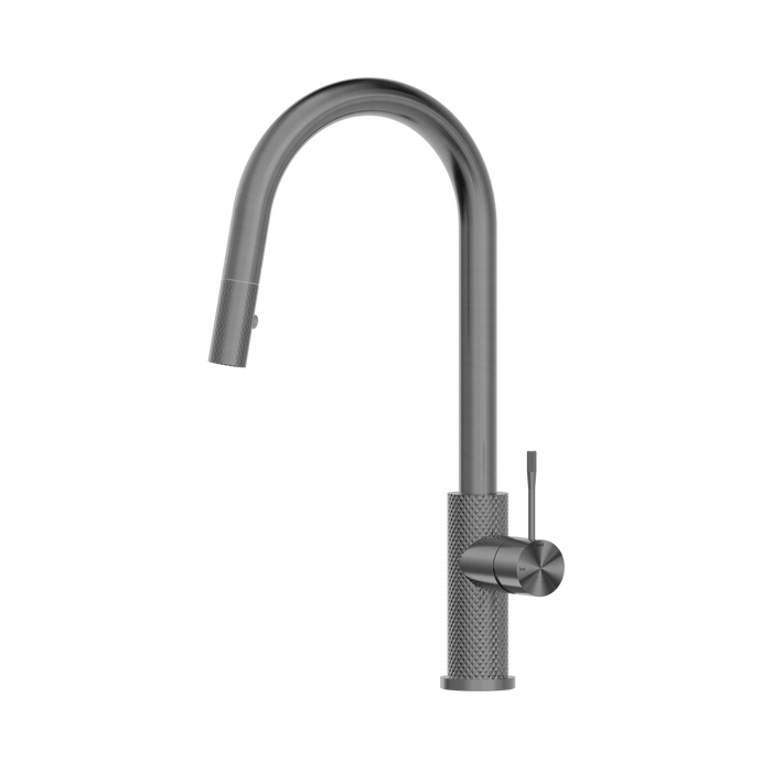 Nero Opal Pull Out Sink Mixer With Vegie Spray Function - Graphite