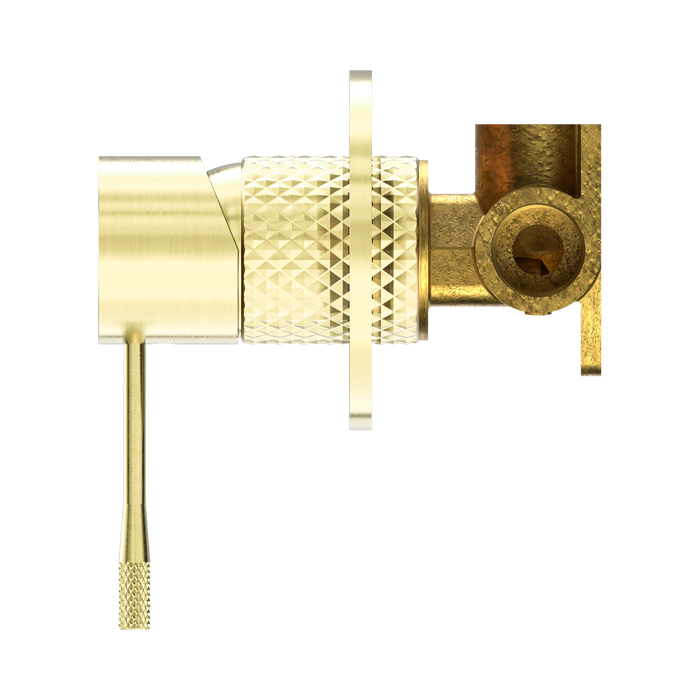 Nero NR251909BG Opal Shower Mixer 80mm Plate Brushed Gold image 3 | SKU: NR251909BG