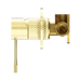 Nero NR251909BG Opal Shower Mixer 80mm Plate Brushed Gold image 3 | SKU: NR251909BG