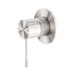 Nero Opal Shower Mixer 80mm Plate - Brushed Nickel