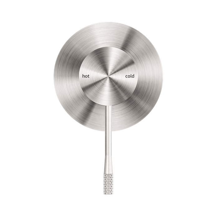 Nero NR251909BN Opal Shower Mixer 80mm Plate Brushed Nickel image 2 | SKU: NR251909BN
