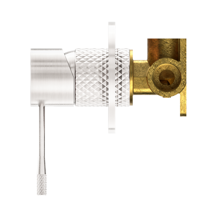 Nero NR251909BN Opal Shower Mixer 80mm Plate Brushed Nickel image 3 | SKU: NR251909BN