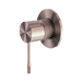 Nero Opal Shower Mixer 80mm Plate - Brushed Bronze