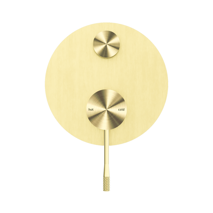 Nero NR251909aBG Opal Shower Mixer With Divertor Brushed Gold image 2 | SKU: NR251909ABG
