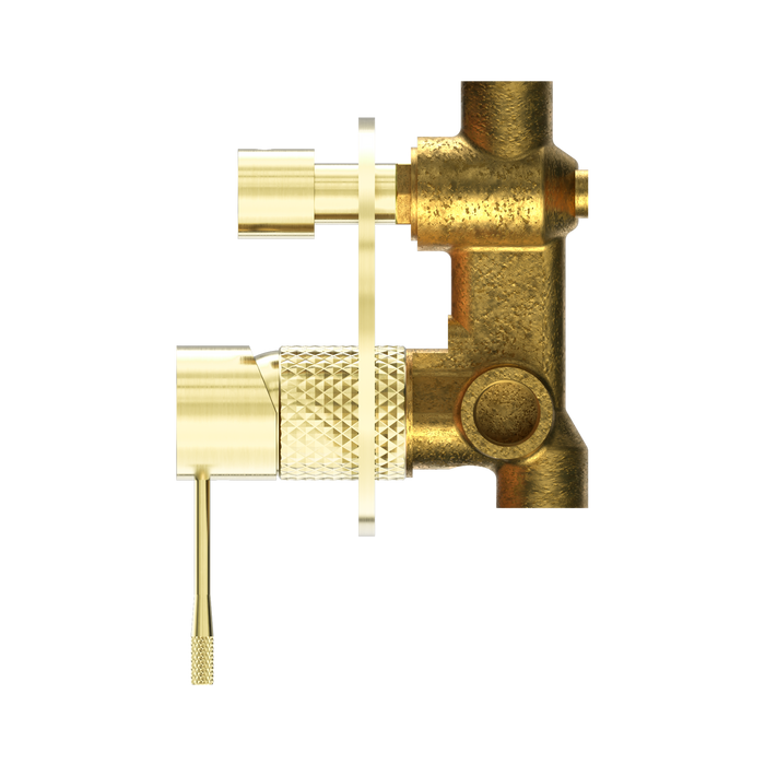 Nero NR251909aBG Opal Shower Mixer With Divertor Brushed Gold image 3 | SKU: NR251909ABG