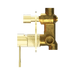 Nero NR251909aBG Opal Shower Mixer With Divertor Brushed Gold image 3 | SKU: NR251909ABG