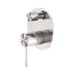 Nero Opal Shower Mixer With Diverter - Brushed Nickel