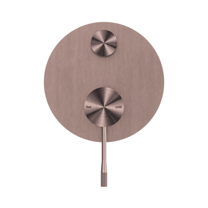 Nero NR251909aBZ Opal Shower Mixer With Divertor Brushed Bronze image 2 | SKU: NR251909ABZ
