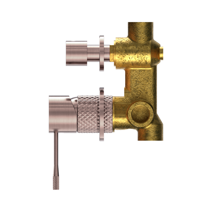 Nero NR251909eBZ Opal Shower Mixer With Divertor Separate Plate Brushed Bronze image 3 | SKU: NR251909EBZ
