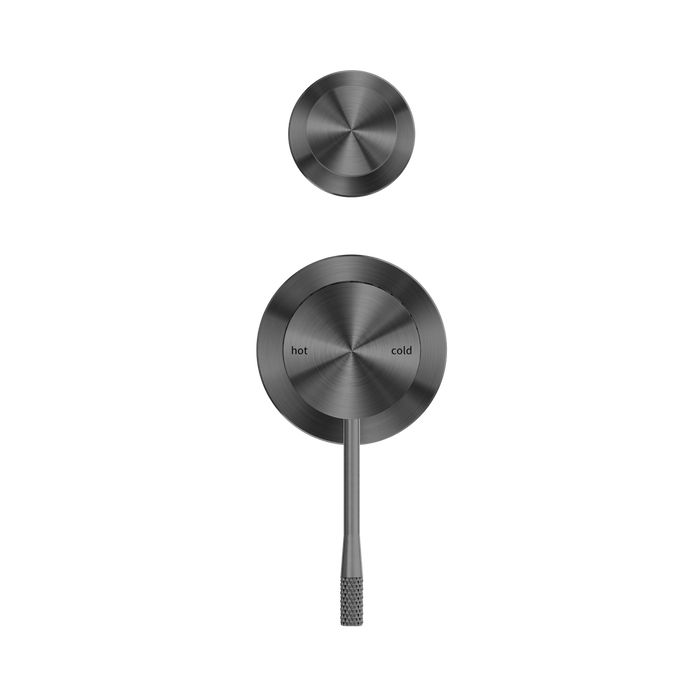 Nero NR251909eGR Opal Shower Mixer With Divertor Separate Plate Graphite image 2 | SKU: NR251909EGR