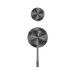 Nero NR251909eGR Opal Shower Mixer With Divertor Separate Plate Graphite image 2 | SKU: NR251909EGR