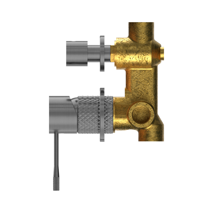 Nero NR251909eGR Opal Shower Mixer With Divertor Separate Plate Graphite image 3 | SKU: NR251909EGR