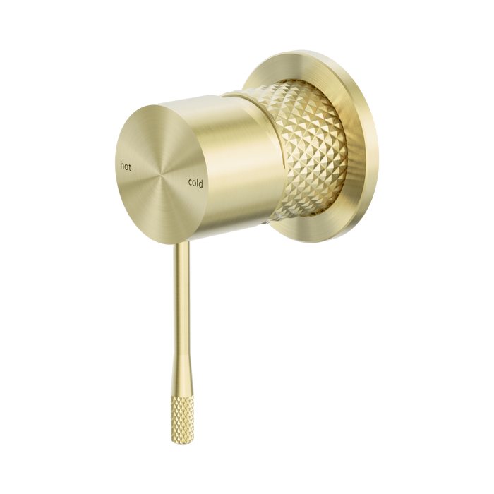 Nero Opal Shower Mixer 60mm Plate - Brushed Gold