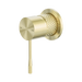 Nero Opal Shower Mixer 60mm Plate - Brushed Gold