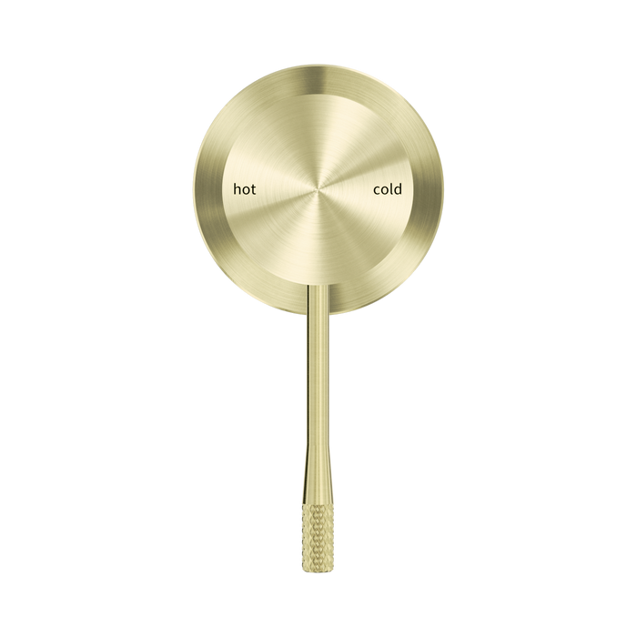 Nero NR251909hBG Opal Shower Mixer 60mm Plate Brushed Gold image 2 | SKU: NR251909HBG