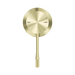 Nero NR251909hBG Opal Shower Mixer 60mm Plate Brushed Gold image 2 | SKU: NR251909HBG