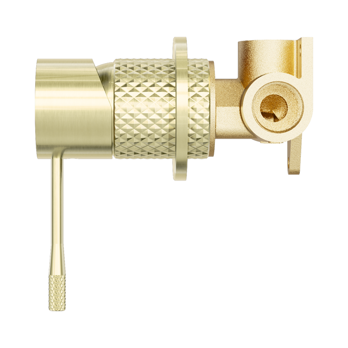 Nero NR251909hBG Opal Shower Mixer 60mm Plate Brushed Gold image 3 | SKU: NR251909HBG